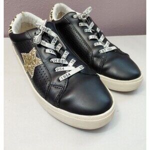 VINTAGE HAVANA Rollin Women’s Fashion Sneakers Black/Cheetah 8.5